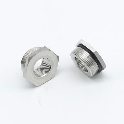 China Heavy Industry Wholesale High Precision Cheap Mechanical Machining Turned Parts Nickel Plated Hex Nuts for sale