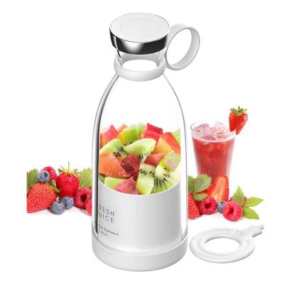 China Car Rechargeable Portable Juicer 350ml Mini Electric Fresh Juice Blender Commercial Household USB Fruit Fruit Newly Design for sale