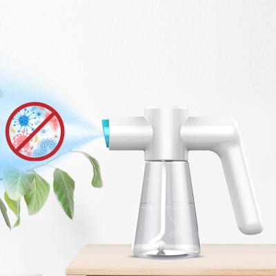 China High Quality Handheld Rechargeable Blue Light Ozone Generator 730Ml Disinfection Atomization Electric Wireless Nano Spray Gun for sale