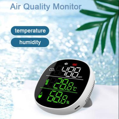 China Air Detection Greaz CO2 Meter PPM Carbon Dioxide Air Detector Monitor Tester Gas Analyzer Air Quality Monitor Detector for sale