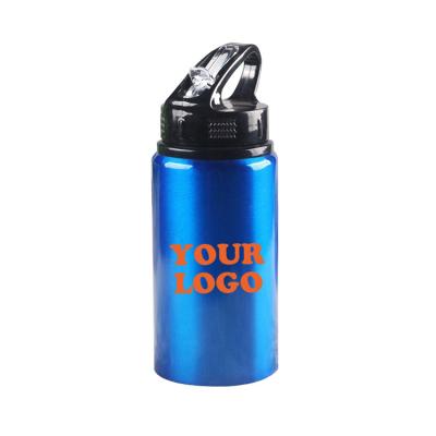 China Sustainable Wide Mouth Outdoor Sport Aluminum Water Bottle With Straw for sale