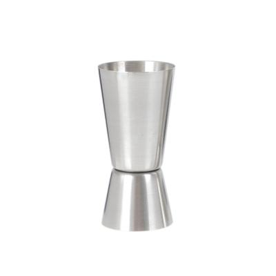 China Stainless Steel 25/50ml Double Gauge Viable Jigger for sale