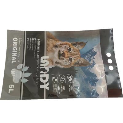 China Pet Food Moisture Proof Bag Easy Open Bag Punch Hole Bag Customized Logo for sale