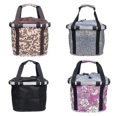 Китай Foldable Removable Break-proof Travel Safe Small Pet Cat Dog Carrier Bike Basket продается