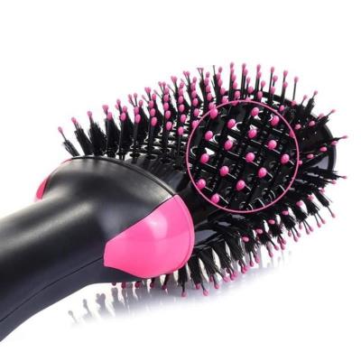 China Customized One Step Hair Dryer And Plumper Hot Hair Comb Electric Heating Comb Straight Heat Hot Air Comb zu verkaufen