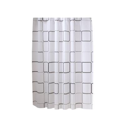 中国 100% Peva Waterproof Indoor Room Decoration Mildew Proof Shower Curtain For Bathroom Shower Curtains 販売のため