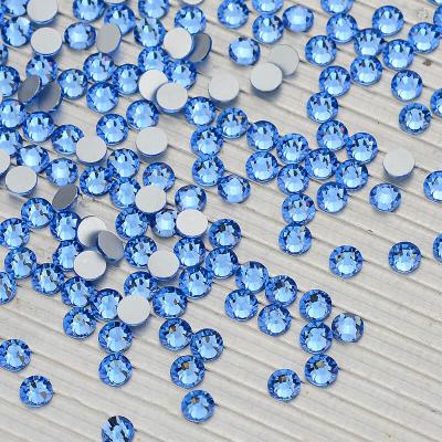 China Blingbling ab 3d Nail Art Crystal Designs Shiny Glass Flatback Stones Wholesale Fake Flatback Stones for 3d Nails Art Decorations for sale