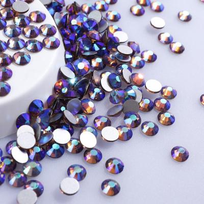 China Factory ab flat back crystal base eco-friendly wholesale silve Strass Crystal Non Hot Fix Rhinestone for bra decoration for sale