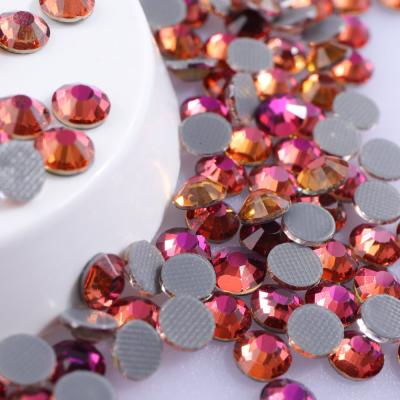 China Bulk Custom Flatback Crystal Hotfix Rhinestones Glass Rhinestones Flatback Sticker for Blingbling Transfers Clothes Shoes for sale