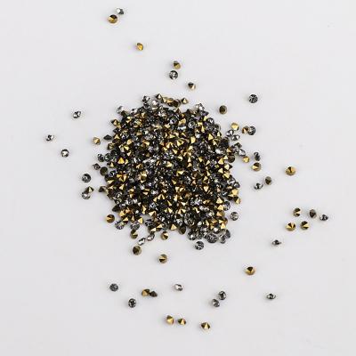 China Eco-Friendly Wholesales High Quality Hot-fix Loose Loose Micro Headed Crystal Rhinestones 1.2mm Rainbow For Garments And Art Decoration for sale