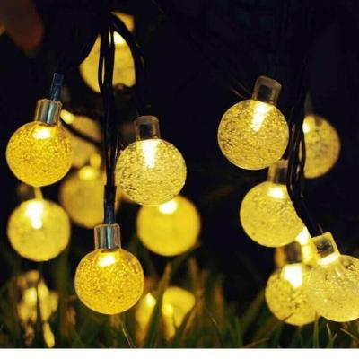 China Multi Fashion Decoration Home Bubble Crystal Ball Battery Solar Plug Led Fairy String Light for sale