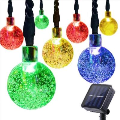 China Multi Mode Led String Lights 19.6ft 30 LED Outdoor Bubble Crystal Ball Christmas Decoration Light Waterproof for sale