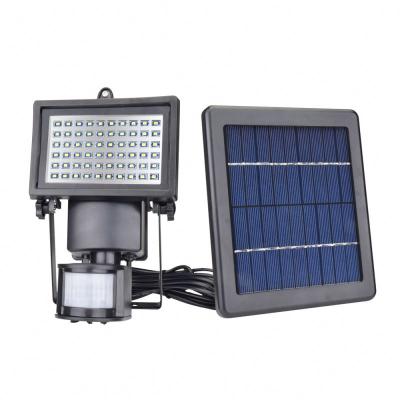 China Waterproof Super Bright Solar Garden Flood 60LED Motion Sensor Wall Landscape Lighting for sale