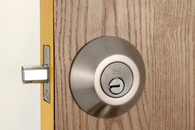 China Stainless Steel Metal Sliding Door Locks Single Cylinder Deadbolt 3 Same Brass Keys for sale