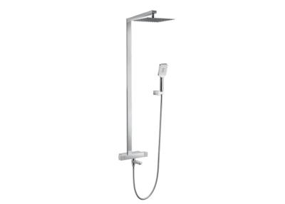 China Hotel Bathroom Luxury Bath Faucet Overhead Rainfall Thermostatic Shower Head Set for sale