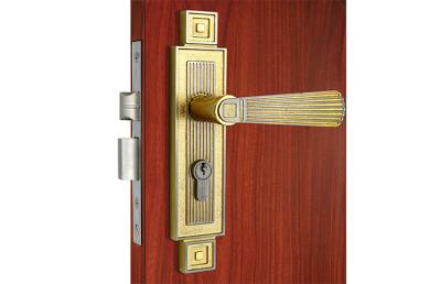 China Residence Mortise Door Lock Set Zinc Alloy Entrance Door Mortise Lockset à venda