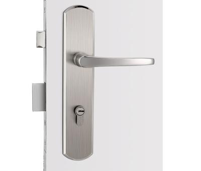 China 304 Stainless Steel Door Lock Mortise Entry Lockset With Lever Handle for sale