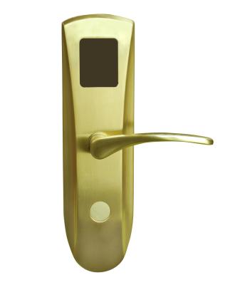 China Brushed Nickel Digital Electronic Card Lock / Electronics Door Lock Voor Hotelkamer Te koop