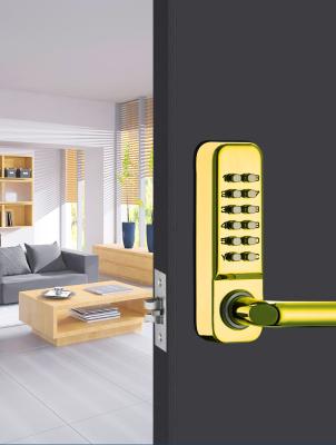 China Digital Zinc Resettable Combination Keyless Doorlock Mechanical 142 X 42 X 26 Mm for sale