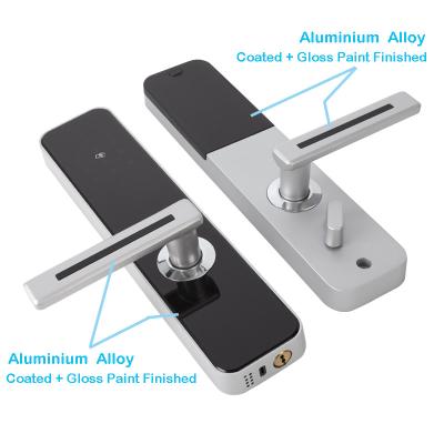 China Key-Free Touchscreen Combination Door Lock With Handle Aluminium  Alloy for sale