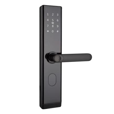 China WiFi TTLOCK Smart Door Lock Biometrischer Fingerabdruck Türgriff Digitales Schlüsselloses Schloss zu verkaufen