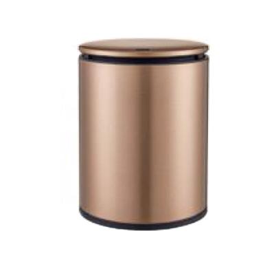 China Sustainable 9L Round Waste Stainless Steel Electric Trash Can Desktop Trash Can Automatic Sensing Small Trash Can for sale