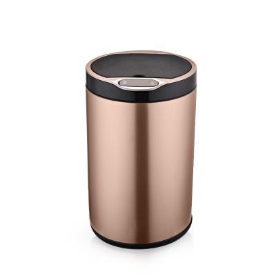 China Viable Intelligent Smart Mini Trash Bin Black 6L/9L Induction Trash Stainless Steel Trash Bin With Sensor Waste Bin For Sale for sale