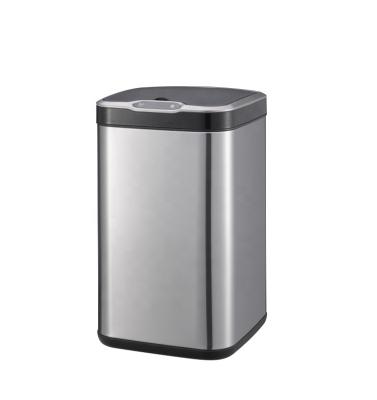 China Small Size Stainless Steel 13L Viable Motion Sensor Trash Can Smart Waste Bin For Kitchen, Bathroom, Living Room for sale