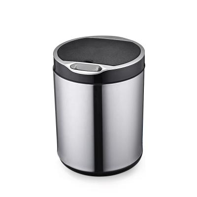 China 6L/9L Stainless Steel Waste Bin Stainless Steel Waste Bin Waste Bin Sensor Sustainable Touchless Smart Bins for sale