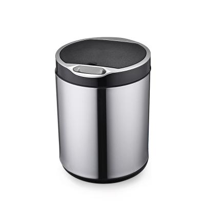 China 6L/9L stainless steel viable touchless waste bin trash can for home automatic electric garbage bin wholesale price for sale