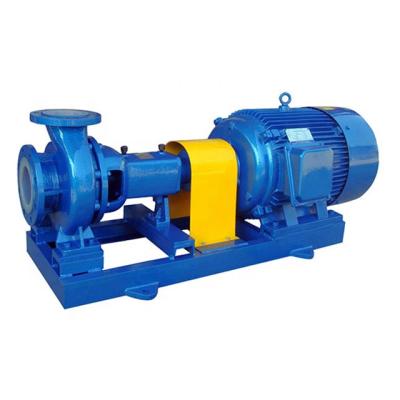 China Industrial Utilities Acid Resistant Centrifugal Chemical IHF FEP Lined Pump for sale