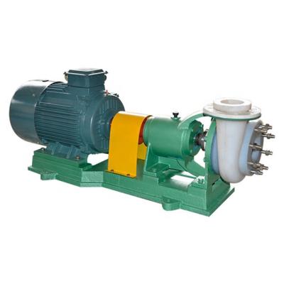 China Other FSB plastic fluorine corrosive resistant to chemical centrifgual pump for HCL, H2SO4, HNO3, etc. for sale