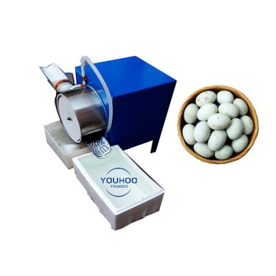 China Single Line Manual Salted Duck Egg Washing Machine Small Portable Small Farm Egg Seal Remover Machine Full Set for sale