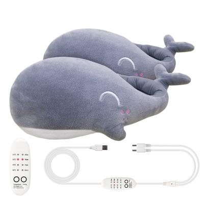 China Hot Sale Plush Footmuff USB Heated Slipper Cartoon USB Warm Shoes Electric Heating Slipper for sale