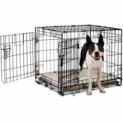 China Breathable Stainless Steel Material Classics Style Large Size Outdoor Wire Mesh Metal Pet Kennel Dog Cage for sale