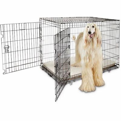 China Wholesale Open Top Breathable Modular Design 304 Stainless Steel Heavy Metal Dog Cage for sale