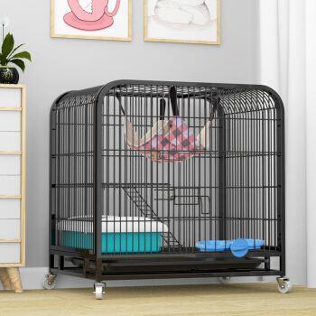 China Breathable Carrying Wholesale Take Out Large Portable Pet Foldable Soft Cloth Dog Cage Cat Cage for sale