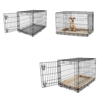 China Black Outdoor Luxury Outdoor Dog Cage Breathable Colorful Folding Giant Wire Kennel Steel Metal Metal for sale