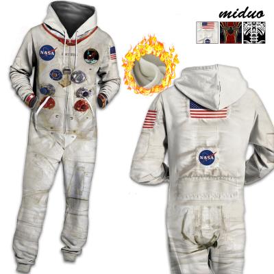 China Digital 3D Printing Universe QUICK DRY Outer Space OEM Autumn Hot Sale Casual Overalls Long Sleeve for sale