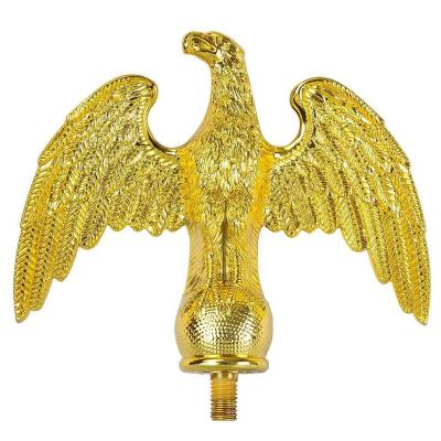 China High Quality Health Care Institutes Gold Plating Black Eagle For Flagpole Souvenir for sale