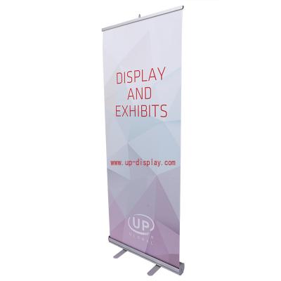 China Display Exhibition Roll Up Banner Stand Telescopic Display Exhibition Pole Pole for sale