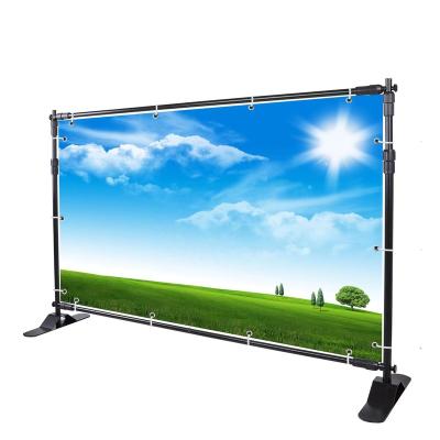 China Portable Store Photo Adjustable Backdrop Display Banner Stand for sale