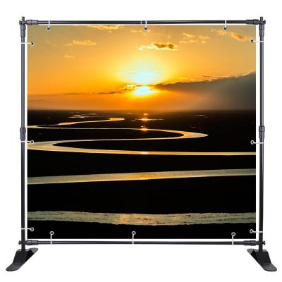 China Wedding Adjustable Backdrop Banner Stand Photo Wedding Poster Display Rack Fair for sale