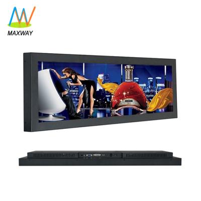 China Speaker 37 Inch Ultra Wide Wall Mount High Brightness Bar Stretched LCD Monitor for sale