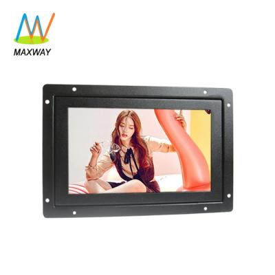 China Motion Sensor Option Indoor 7 Inch Signage Open Frame LCD Digital Video Recorder for sale