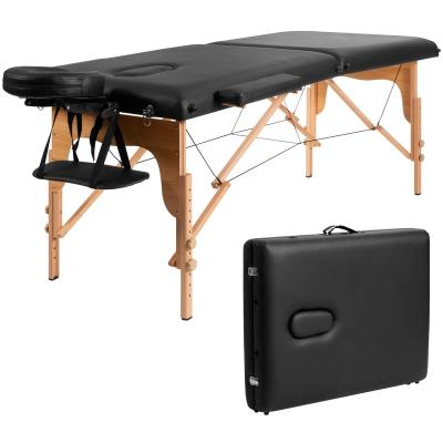 China Wholesale Modern Massage Table Bed Wooden Soft Comfortable Folding Salo Furniture Modern Fram Massage Bed for sale