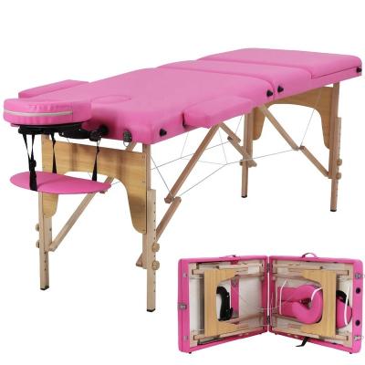 China Portable Lightweight Folding Massage Table Spa Salon Milking Useful Hot Selling Customized Beauty Sex Massage Table Portable Furniture for sale