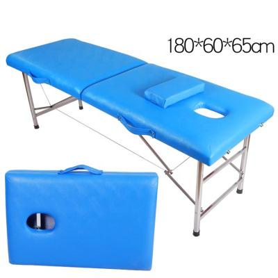 China Flexible Lifting Massage Table Metal Frame PU Cover Portable Message Table Milking Spa Salon Furniture China Foshan for sale