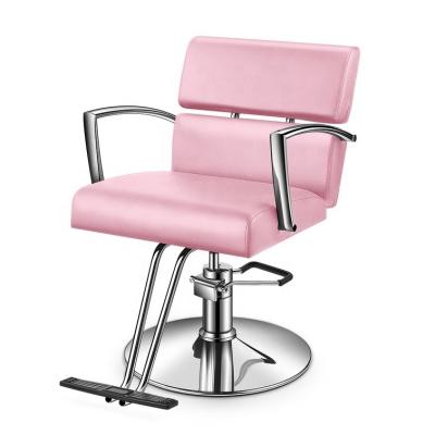 China Modern antique barber shop rose barber chair for sale barber shop salon furniture with hydraulic discharge for sale