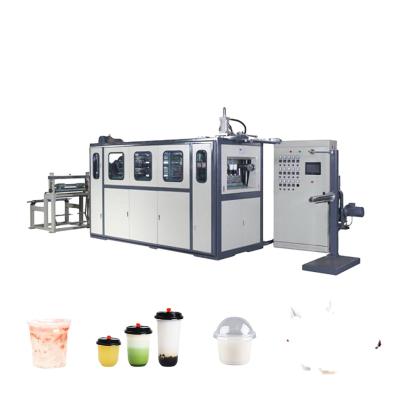 China Clear Cup Disposable Water Cup Thermoforming Machine Price Available for sale